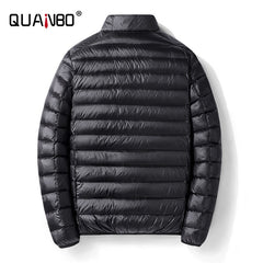 Men Lightweight Packable Down Jacket Breathable Puffy Coat