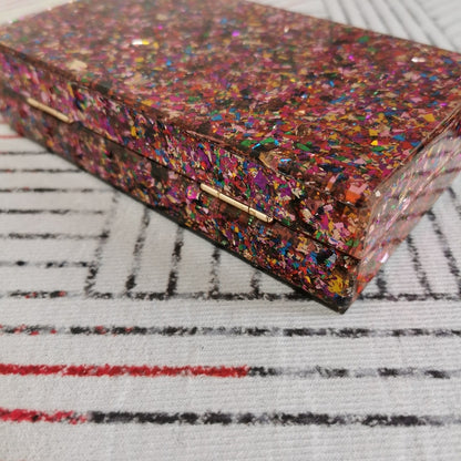 Women Acrylic Bags Fashion Colorful Handbags Evening Bags Prom Party