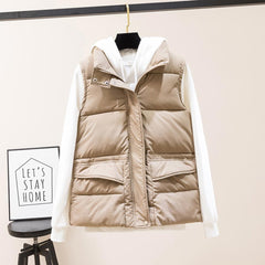 Autumn Vest Chalecos Para Mujer Winter Vest Women Short Vest