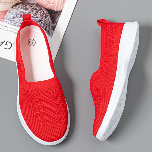 Women Shoes Knitting Sock Women's Sneakers Slip On Shoes