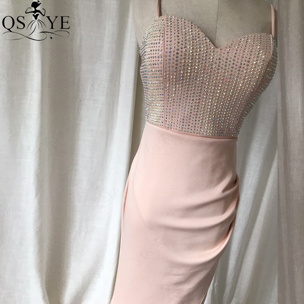 Homecoming Dresses: Evening Dresses Spaghetti Straps Mermaid Party Dress