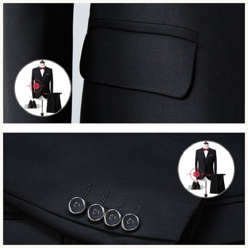 Tuxedo for Mens: Men's suit Slim Fit wedding men suits groom suit Business