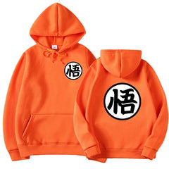 Japanese Anime Hoodie Cosplay Saiyan Son harajuku Goku Pocket