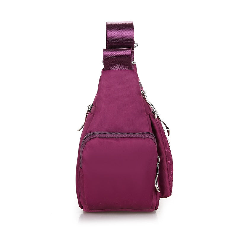 Nylon Women Messenger Bags Carteira Vintage Hobos Ladies Handbag Female