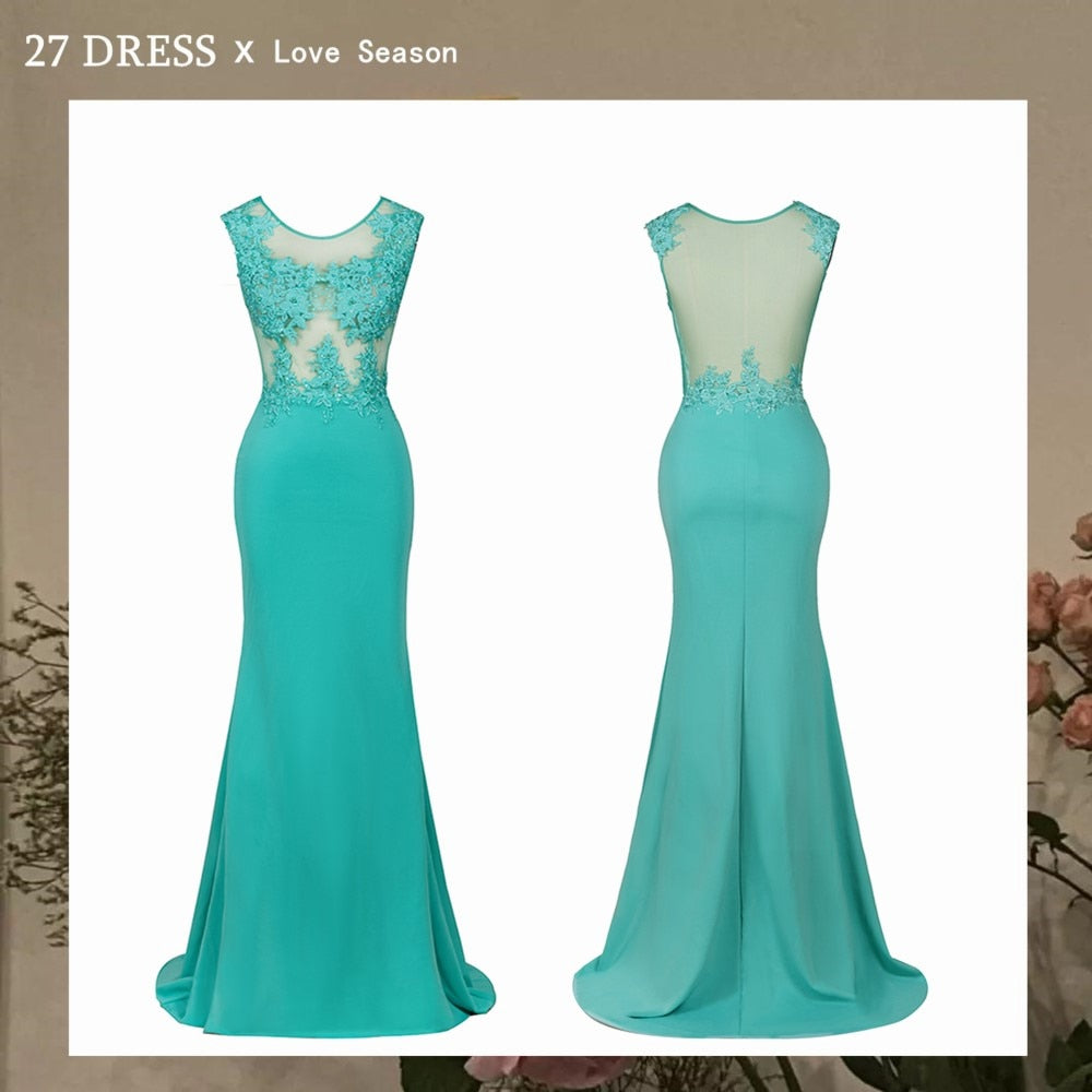 Homecoming Dresses: Prom Dresses Long Illusion Sleeveless Evening Party