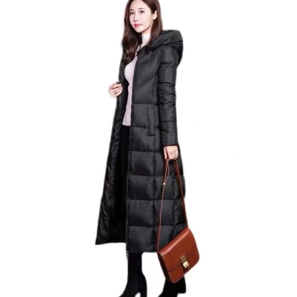 Winter Jackets Women Coat Female Slim Parka Over-Knee Cotton Coat
