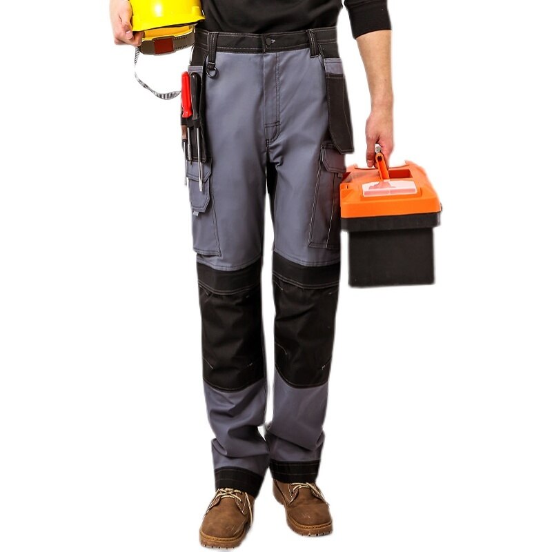 Men Multi Functional Pants Breathable Autumn Safari Style Long Trousers