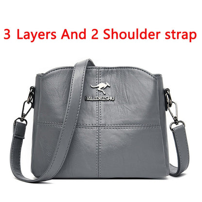 High Quality Soft PU Leather Shoulder Crossbody Bags for Women