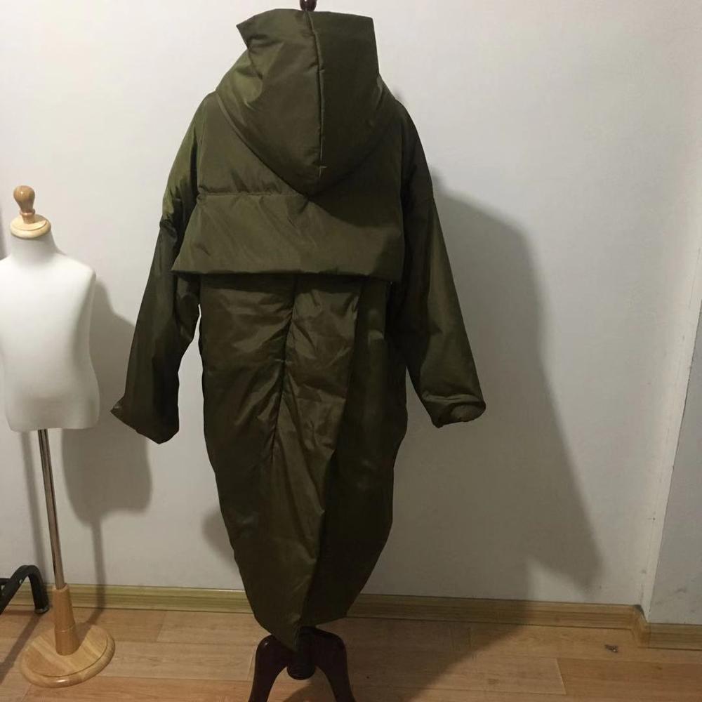 XL Plus Size Winter Oversize Warm Down Coat Female X-Long Down