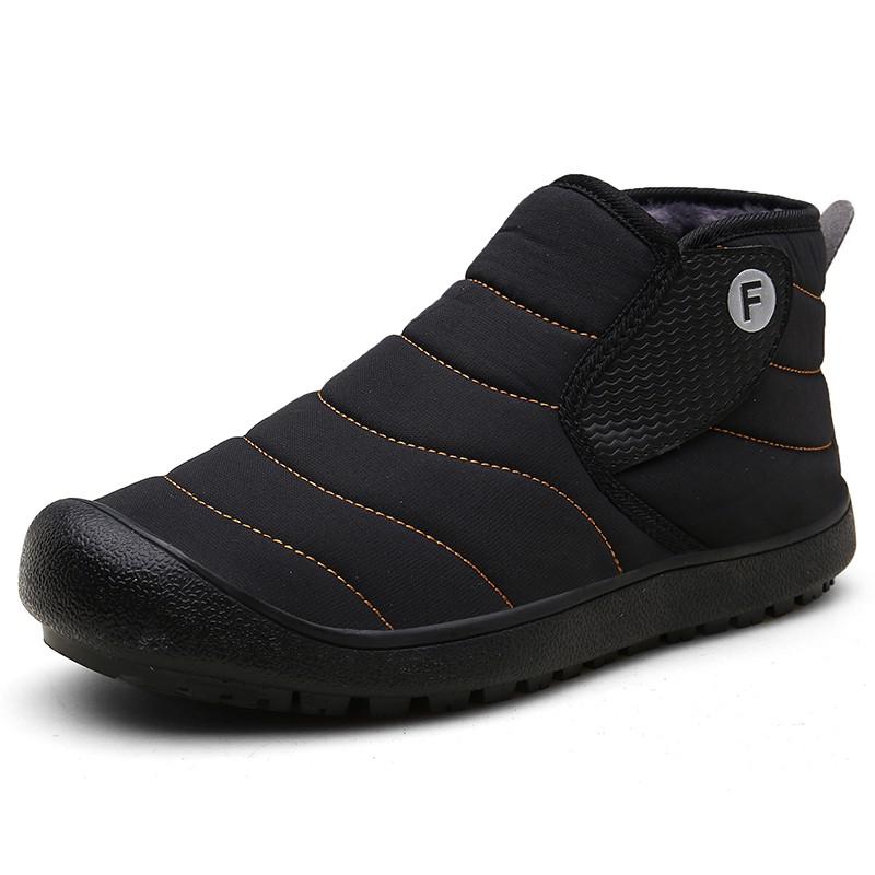 Winter Men Snow Boots Long Plush Outdoor Men Sneakers Warm