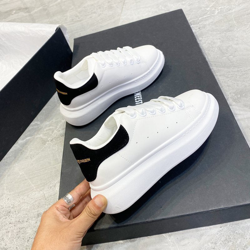 White Shoes Spring Autumn Women Thick-Soled Height Increasing