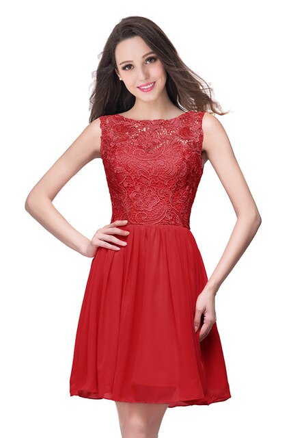 Homecoming Dresses: Prom Dresses Pink Red Short Women Short Dress