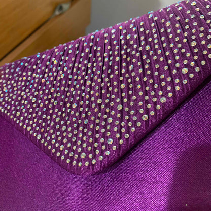Purple Women Wedding Clutch Luxury Handbag Women Bags Designed Clutch