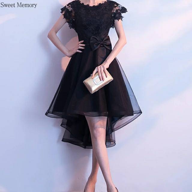 Homecoming Dresses: Princess High Low Prom Dresses Black Wine Red Champagne