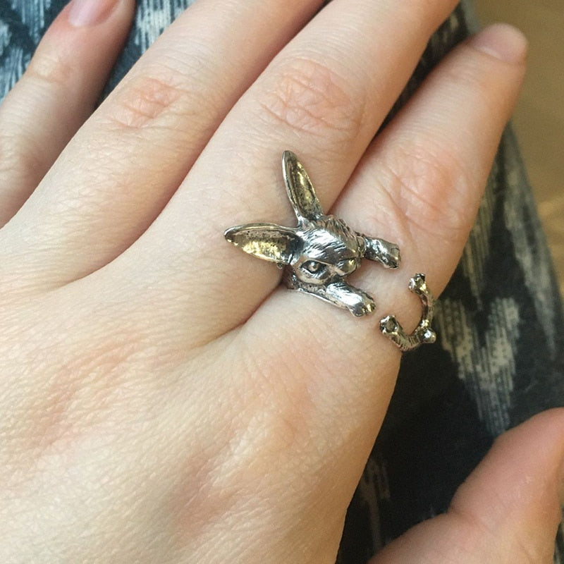 Frog  Toad Rings for Women men Artistic Design Retro Opening