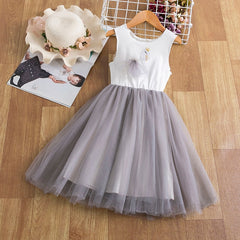 Little Girls Dress For Party Wedding Summer Baby Kids Dresses