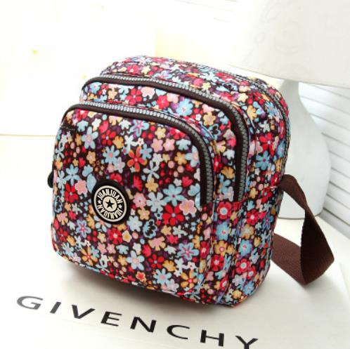 Fashion Women Messenger Bags Vintage Flower Printing Women Bag