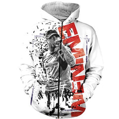 Eminem Fashion Harajuku RapGod  3D Printed Hoodie Sweatshirt Jacket