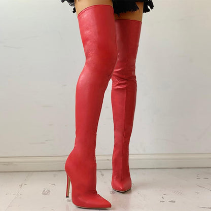 Over The Knee Boots Women High Heels Shoes Ladies Thigh High Boots
