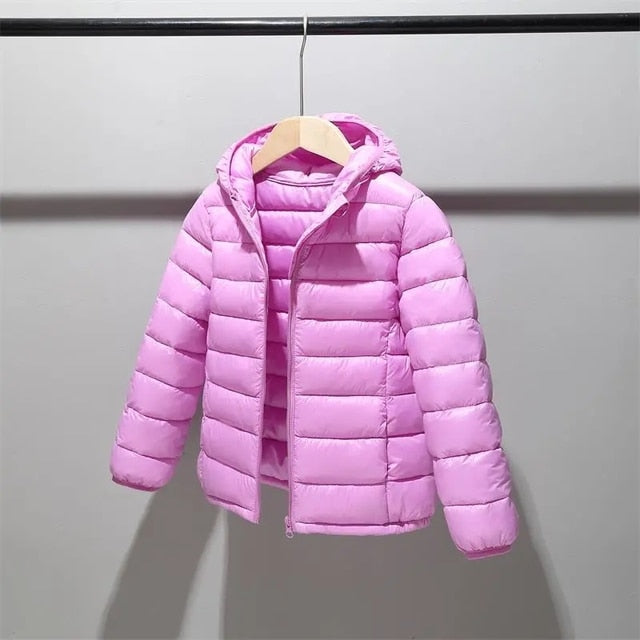 Children down cotton jacket clothes for boys girls cotton padded