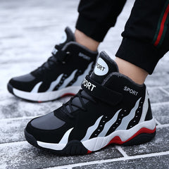 Children Sports Shoes Outdoor Kids Winter Sneakers High Top Young