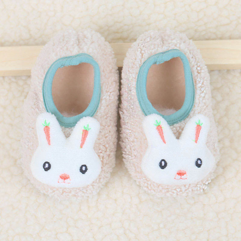 Winter Children Floor Shoes For Baby Slippers Infant Toddler Plush Warm