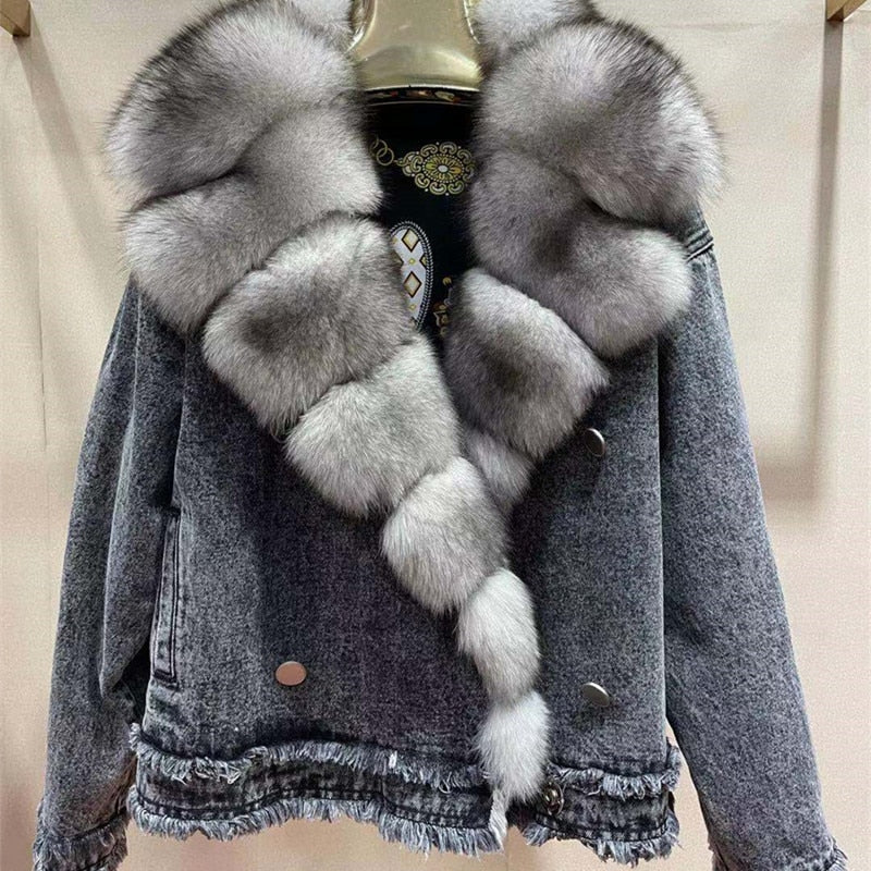 High Quality Real Fur Coats Winter Women Coats