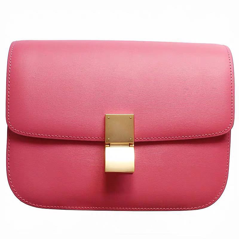 Genuine Leather Ladies Tofu Bag Luxury Design Handbag Purse Small