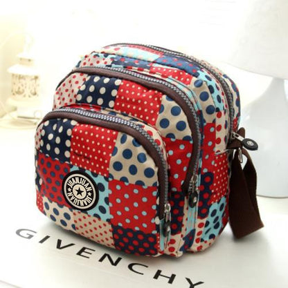 Fashion Women Messenger Bags Vintage Flower Printing Women Bag