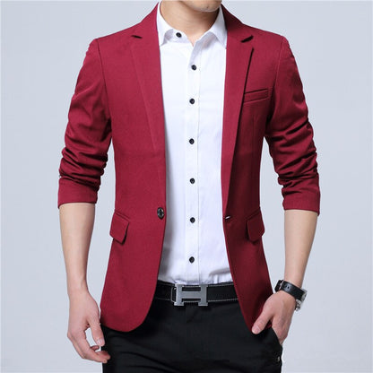 Men Blazer Fashion Slim casual blazer for Men Brand Mens suit Designer jacket