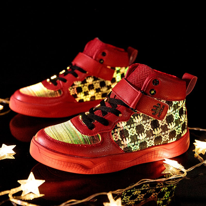 UncleJerry Fiber Optic Shoes big boys