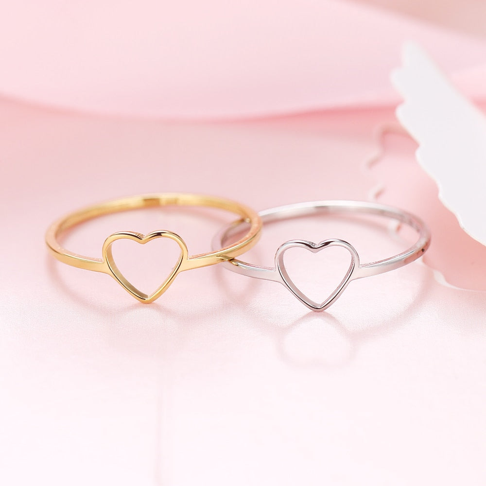 Stainless Steel Lucky Overflow Best Friend Fashion Gold Color Heart