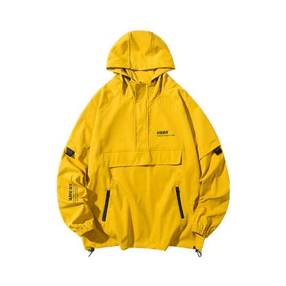 Men Streetwear Jackets And Coats Hip Hop Harajuku Men's Windbreaker Overcoat
