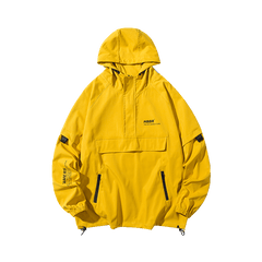 Men Streetwear Jackets And Coats Hip Hop Harajuku Men's Windbreaker Overcoat
