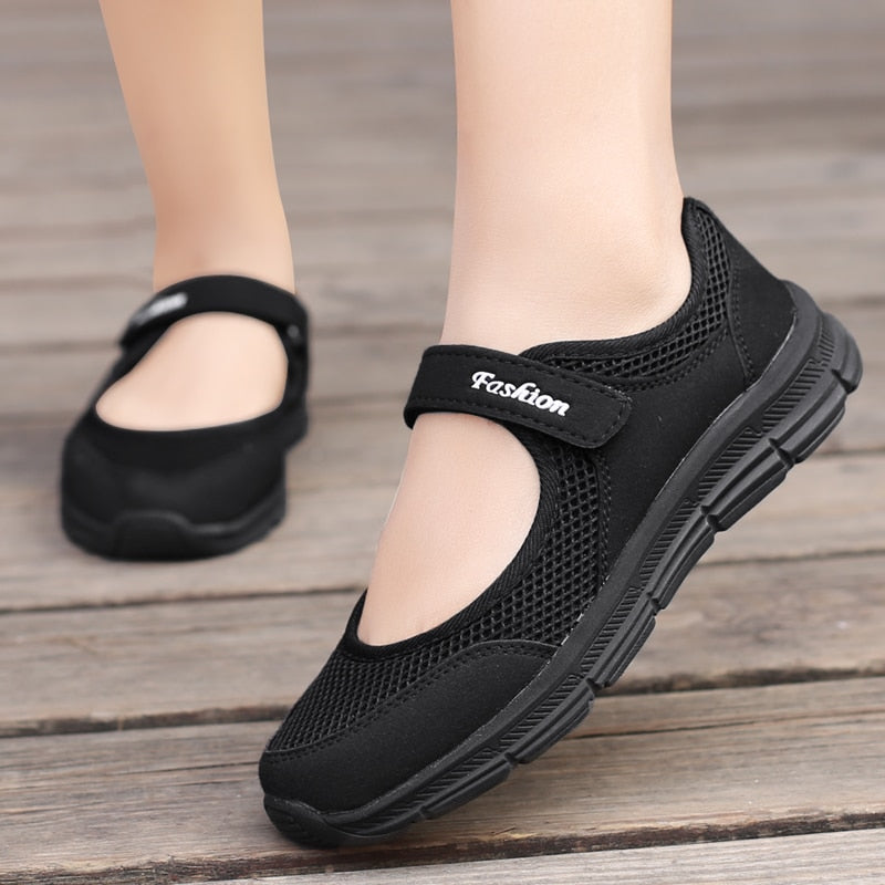 Women Casual Shoes Soft Portable Sneakers Walking Flat Shoes