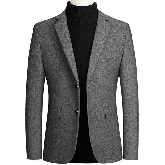 High Quality Men Wool Suit Coat Wool Blends Casual Blazers Men Suit