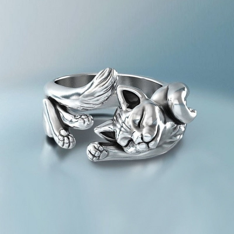 Frog  Toad Rings for Women men Artistic Design Retro Opening