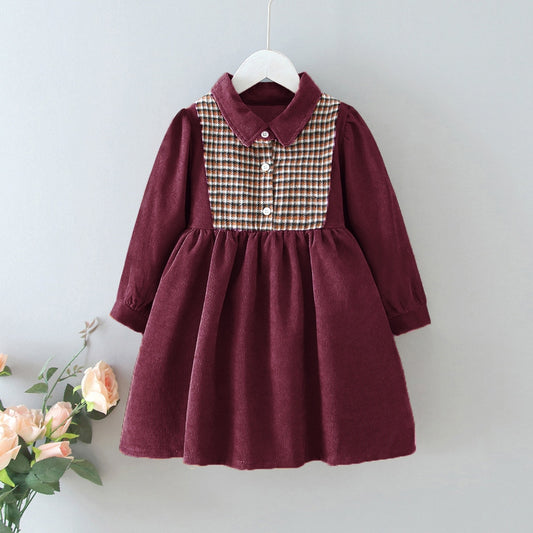 Children Wear Clothing Autumn Girl Korean Style Western