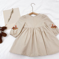 Children Autumn Dress Girls Dress Casual Kids Clothes Palace