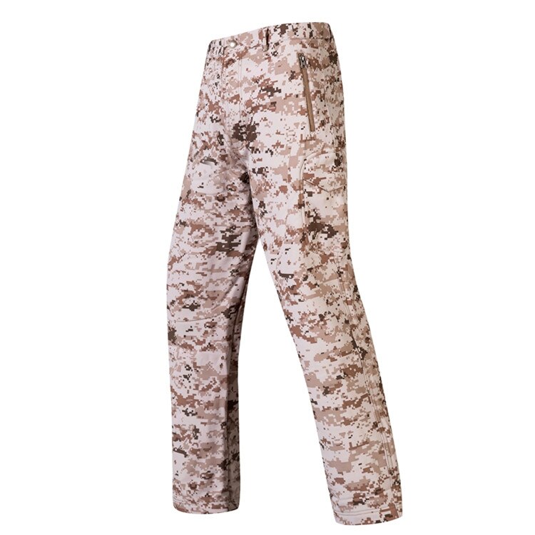 Mege Men Tactical Cargo Pants Camouflage Military Fleece Army