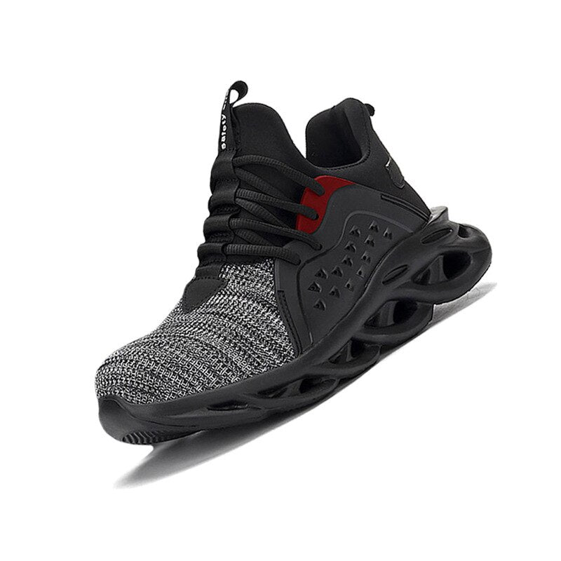Work Safety Shoes Men Safety Boots Anti-smash Work Shoes With Steel