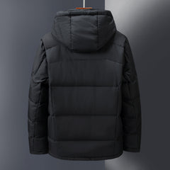 Casual Winter Warm Snow Jackets Men's Clothing White Down Jacket