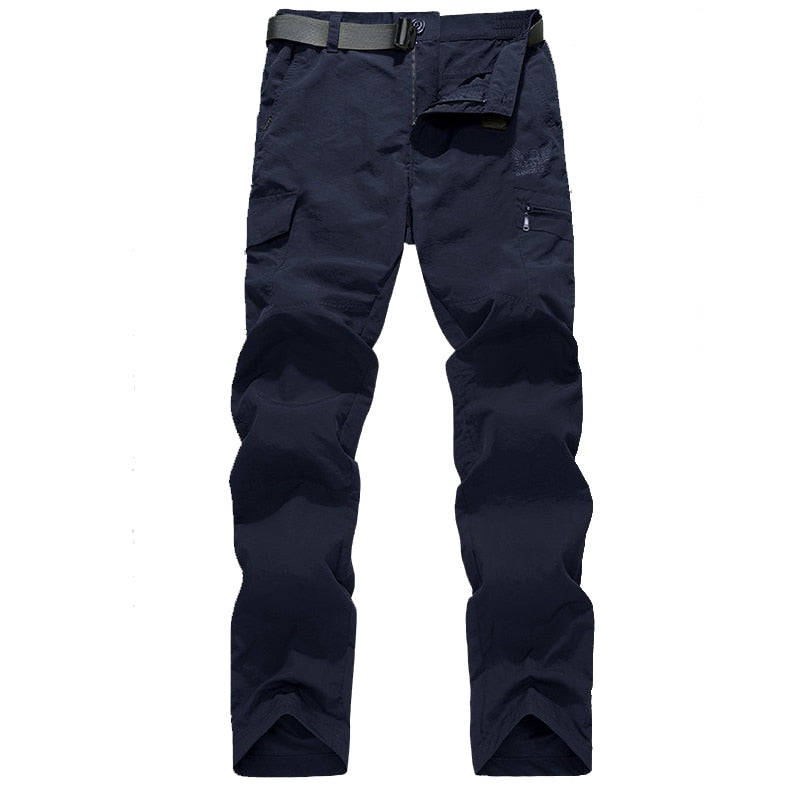 Men Military Style Cargo Pants Men Summer Waterproof Breathable