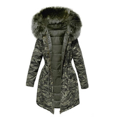 Velvet thick denim jacket female winter big faux fur collar coat female student short coat