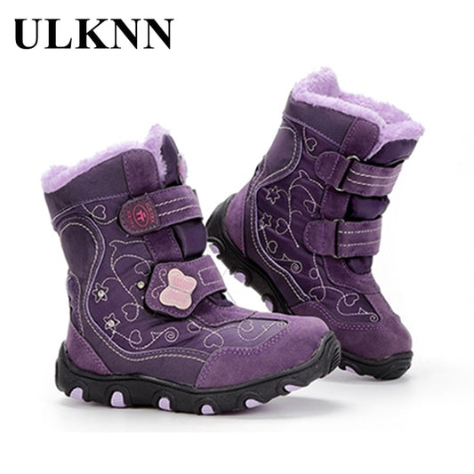 Children Winter Snow Boots For Baby Girl Shoes Kid Boys