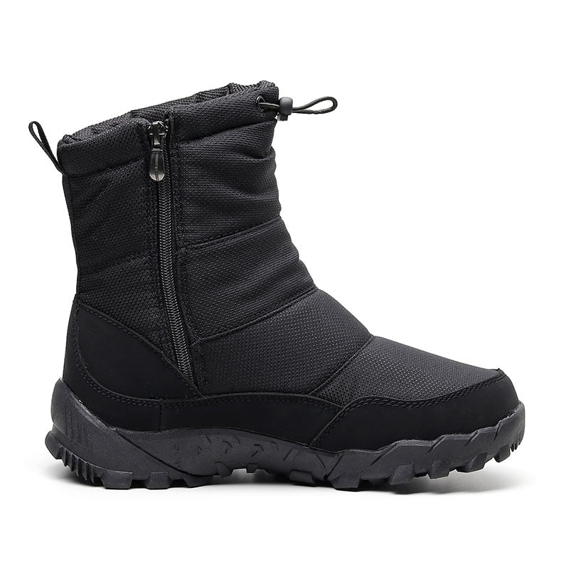 Snow boots Men Hiking Shoes waterproof winter boots With Fur winter shoes