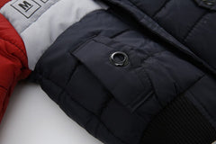 Winter Boys Fashion Children Down Jacket Hooded Long Thicken Outerwear