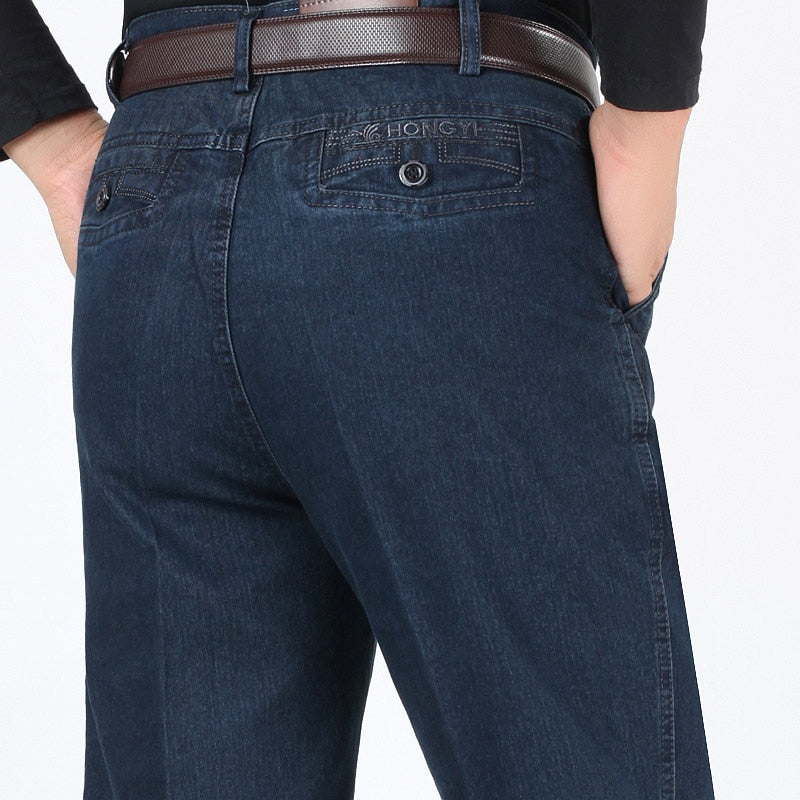 Stretch Jeans for Men Spring Autumn Male Casual High Quality