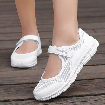 Women Casual Shoes Soft Portable Sneakers Walking Flat Shoes