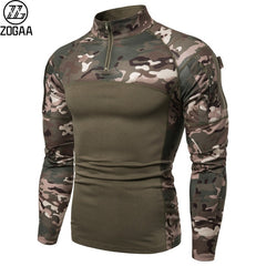 Men Tactical Camouflage Athletic T-Shirts